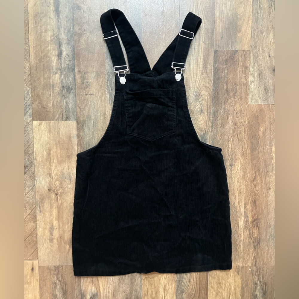 ✨ Black Corduroy Overall Dress ✨